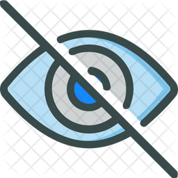 256x256 Invisible Icon Of Colored Outline Style