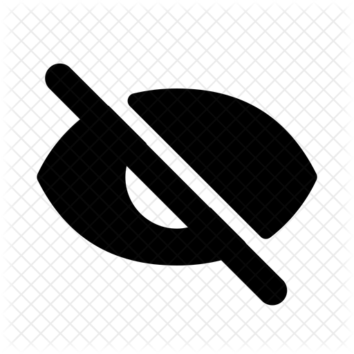 512x512 Invisible Icon Of Glyph Style