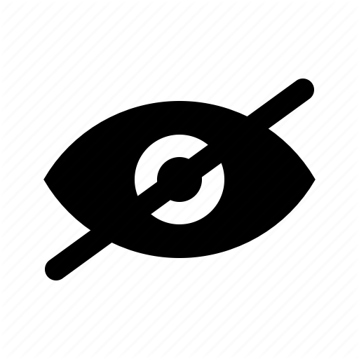 512x512 Blind, Hidden, Hide, Invisible Icon