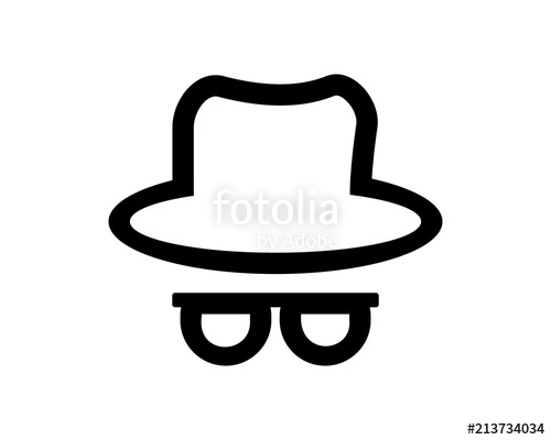 500x400 Invisible Head Hat Image Vector Icon Logo Symbol Stock Image
