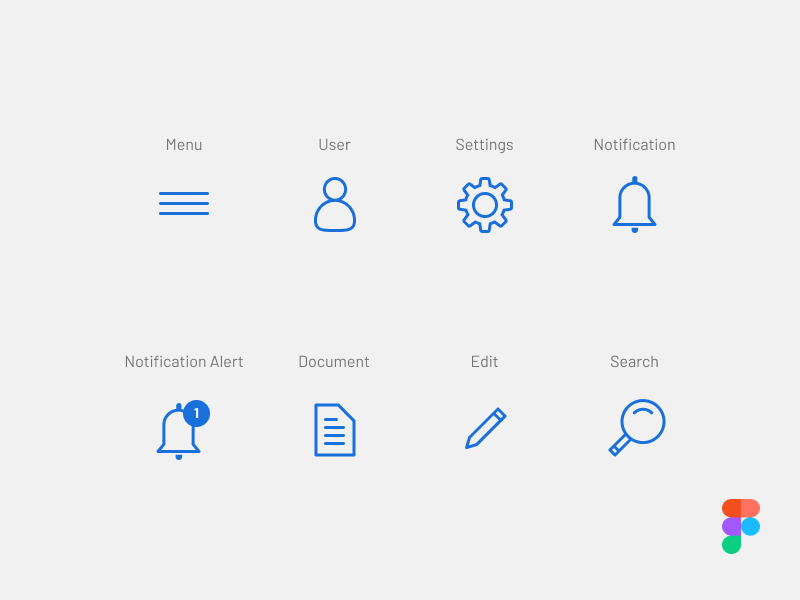 800x600 Material Icons Set For Figma