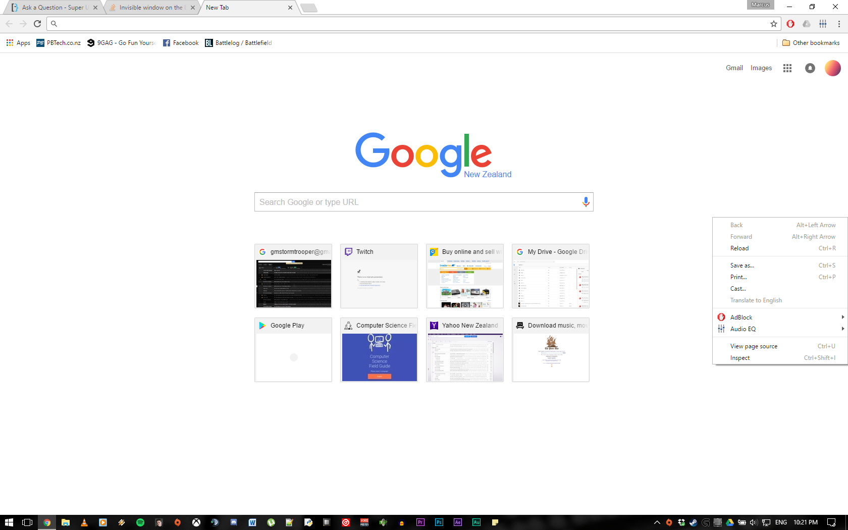 1680x1050 Invisible 'always On Top' Window On Bottom Right Of Screen