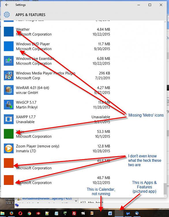 586x750 Missing Taskbar Icons