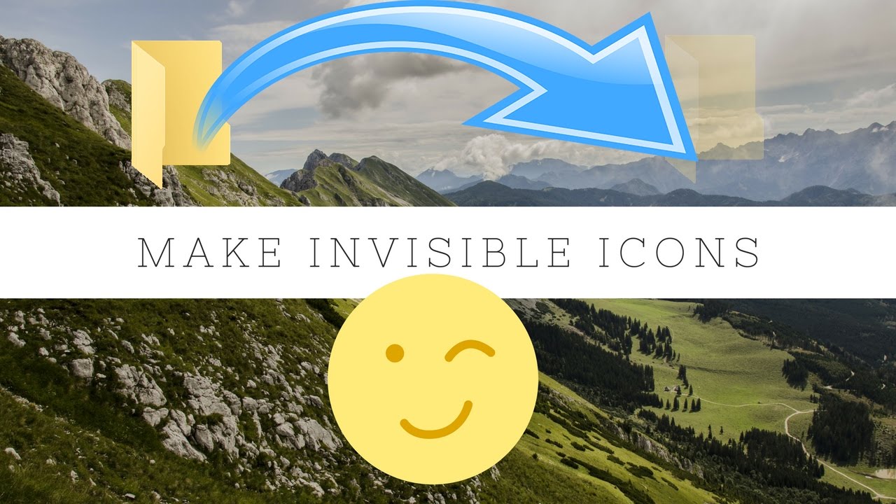 1280x720 How To Make Invisible Icons In Windows Pc Tricks