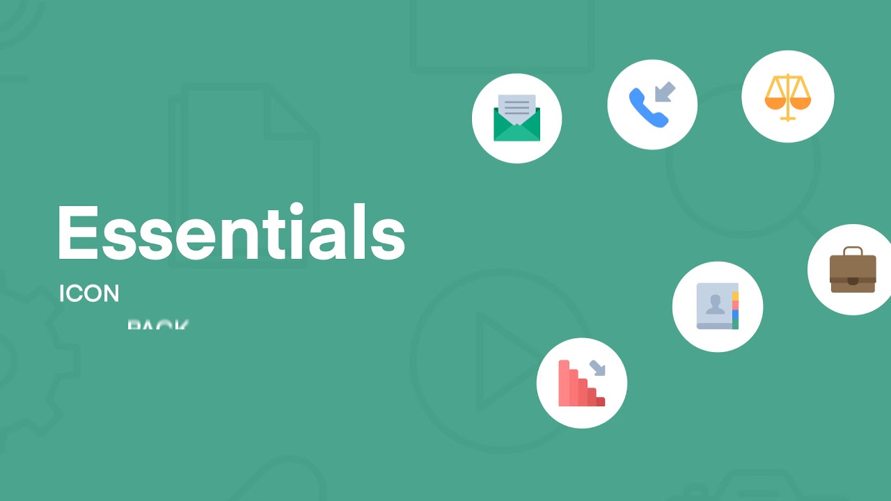 1280x720 Essentials Icon Pack From Invision