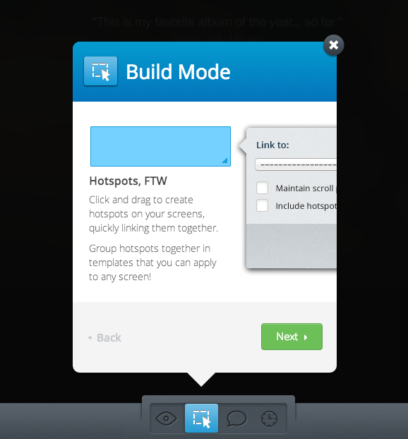 578x622 Feature Tour From Invision App Patterntap Zurb Library