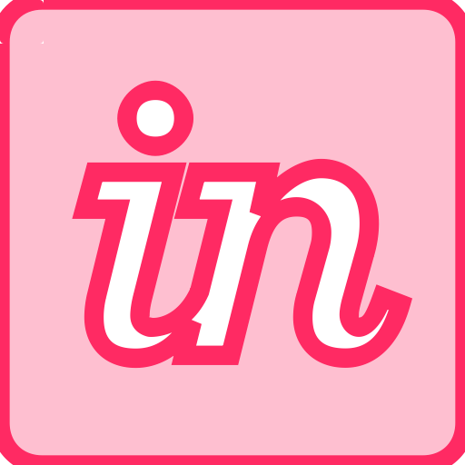 512x512 Invision, Line, Social, Transparent Icon