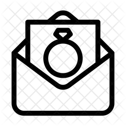 256x256 Engagement Invitation Icon Of Line Style