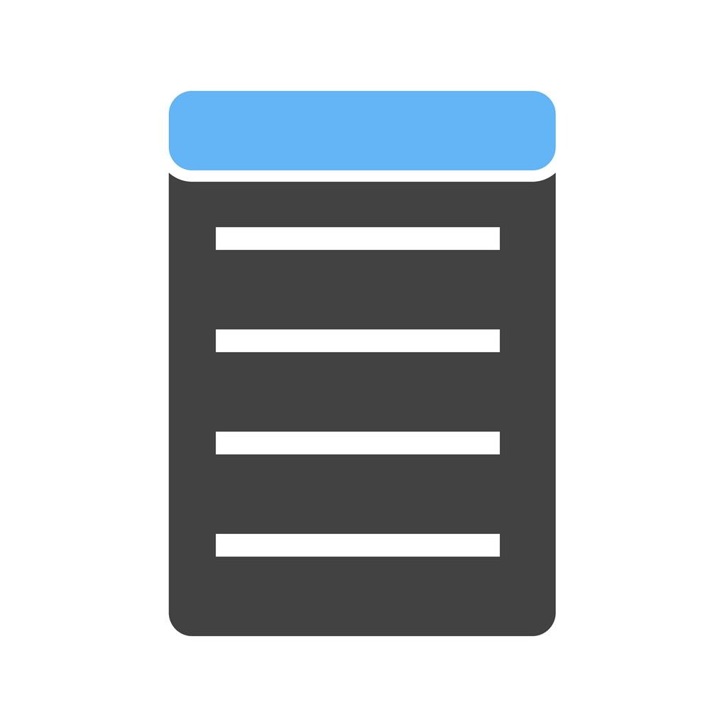 1024x1024 Invoice Blue Black Icon
