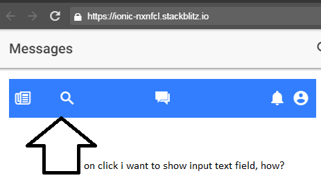 463x270 How To Show Input Field On Click Of A Icon In Ionic