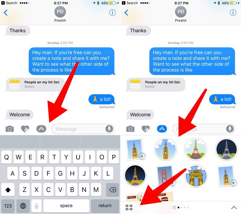 800x710 How To Send Stickers In Messages App In Ios