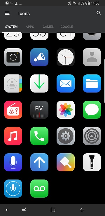 360x740 Install Ios Icon Pack On Android