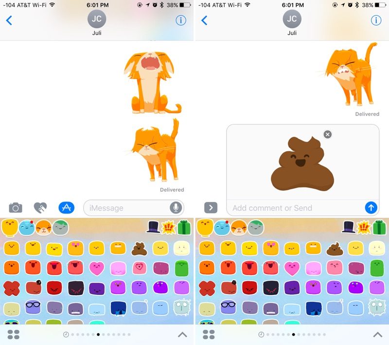 800x709 Messages In Ios How To Install And Use Sticker Packs