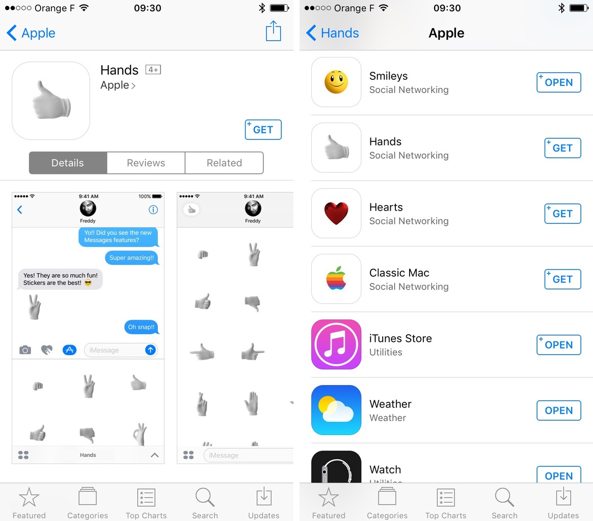 1164x1024 Apple Launches Downloadable Imessage Sticker Packs For Ios