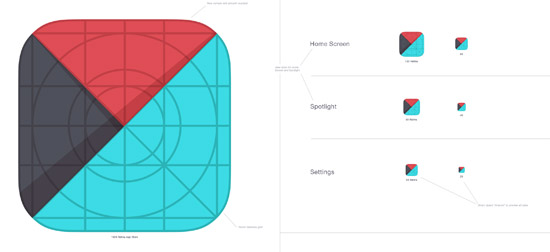 550x252 Ios App Icon Template For Illustrator