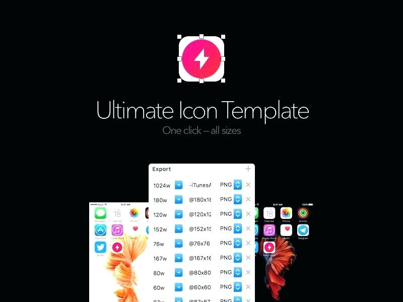 800x600 App Icon Template