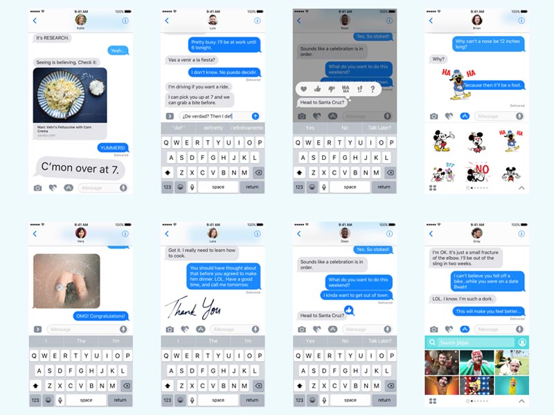 800x600 Ios Imessage Kit Sketch Freebie