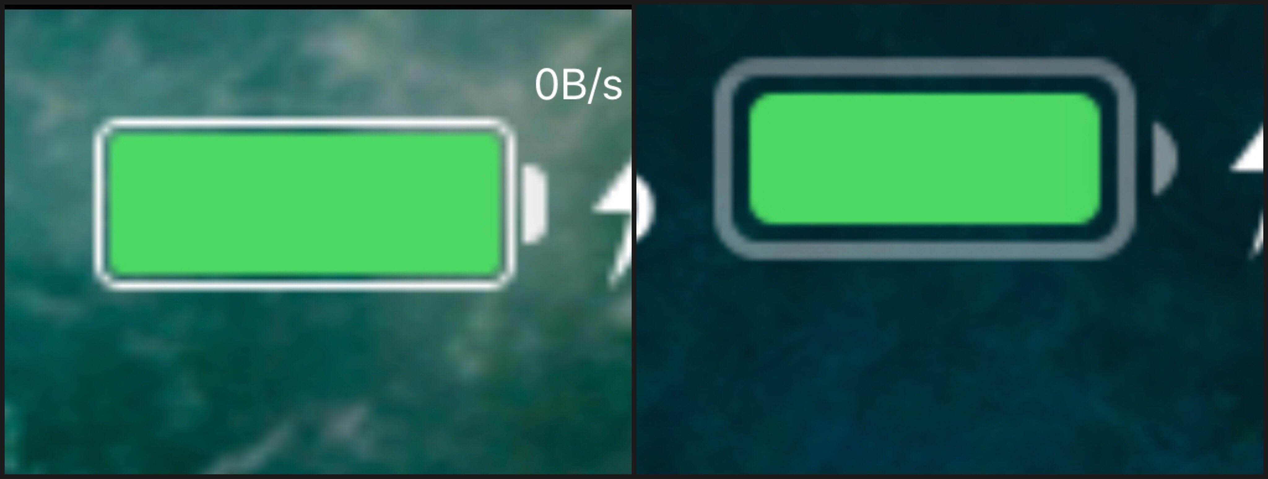 4096x1548 Help Is There A Tweak To Get Ios Battery Icon On Ios