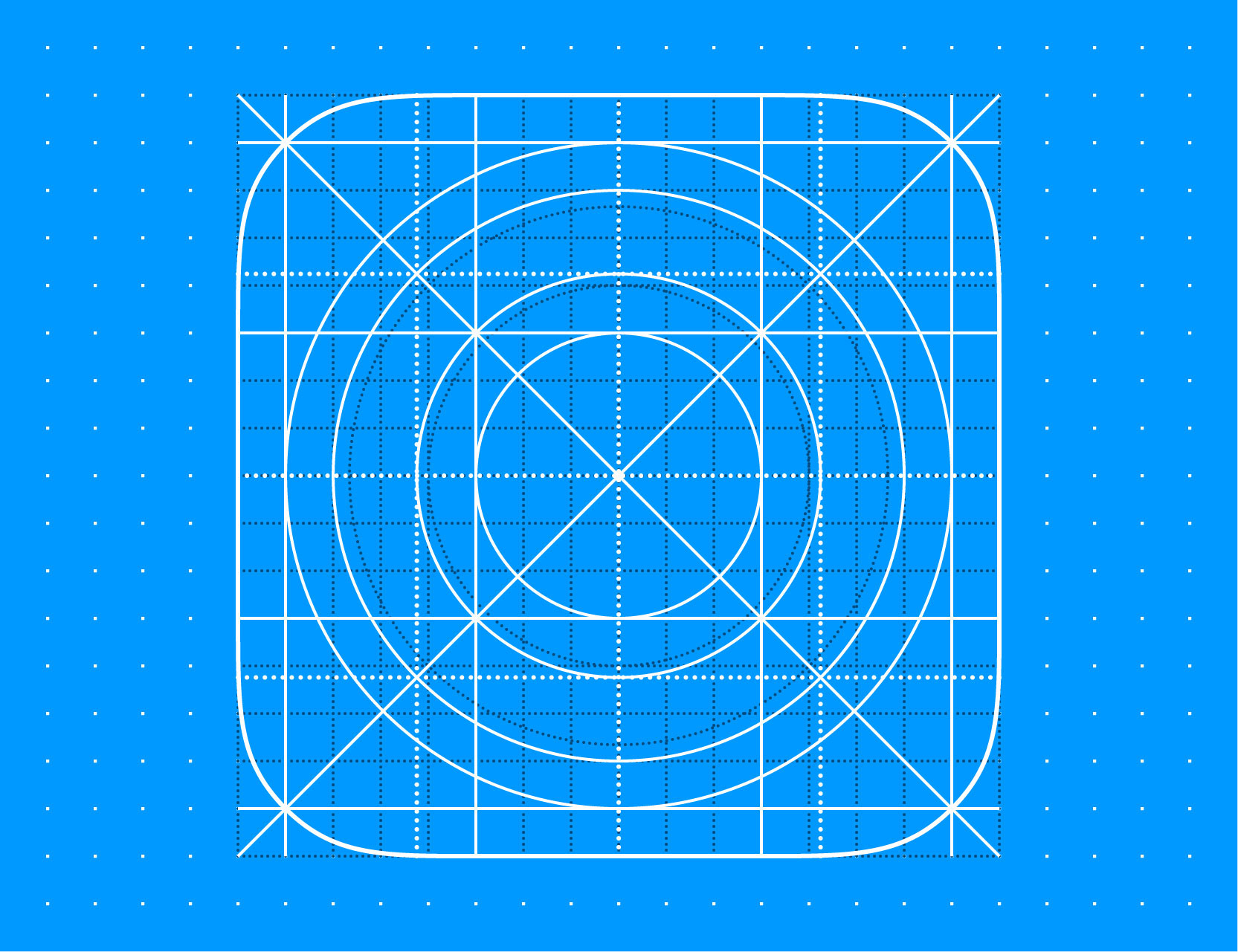 1665x1281 Free Template Ios Icon Grid Vector Illustration On Behance
