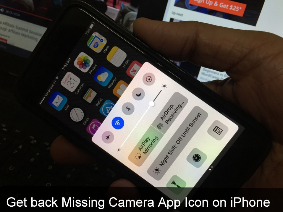 957x717 Fix Iphone X Plus Camera Icon Missing On Iphone After Update