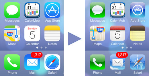 520x266 How To Revert Back To Ios Icons On Ios The Iphone Faq