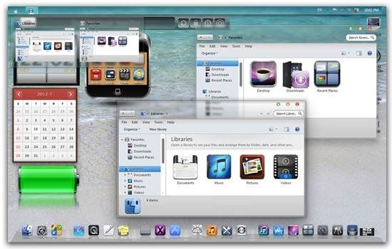 550x350 Ios Skin Pack For Windows Transform Windows Into