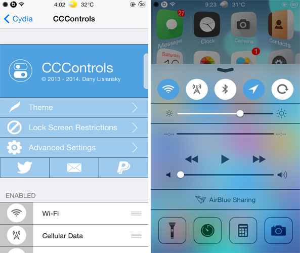 593x500 The Best Jailbreak Tweaks For Control Center On Ios
