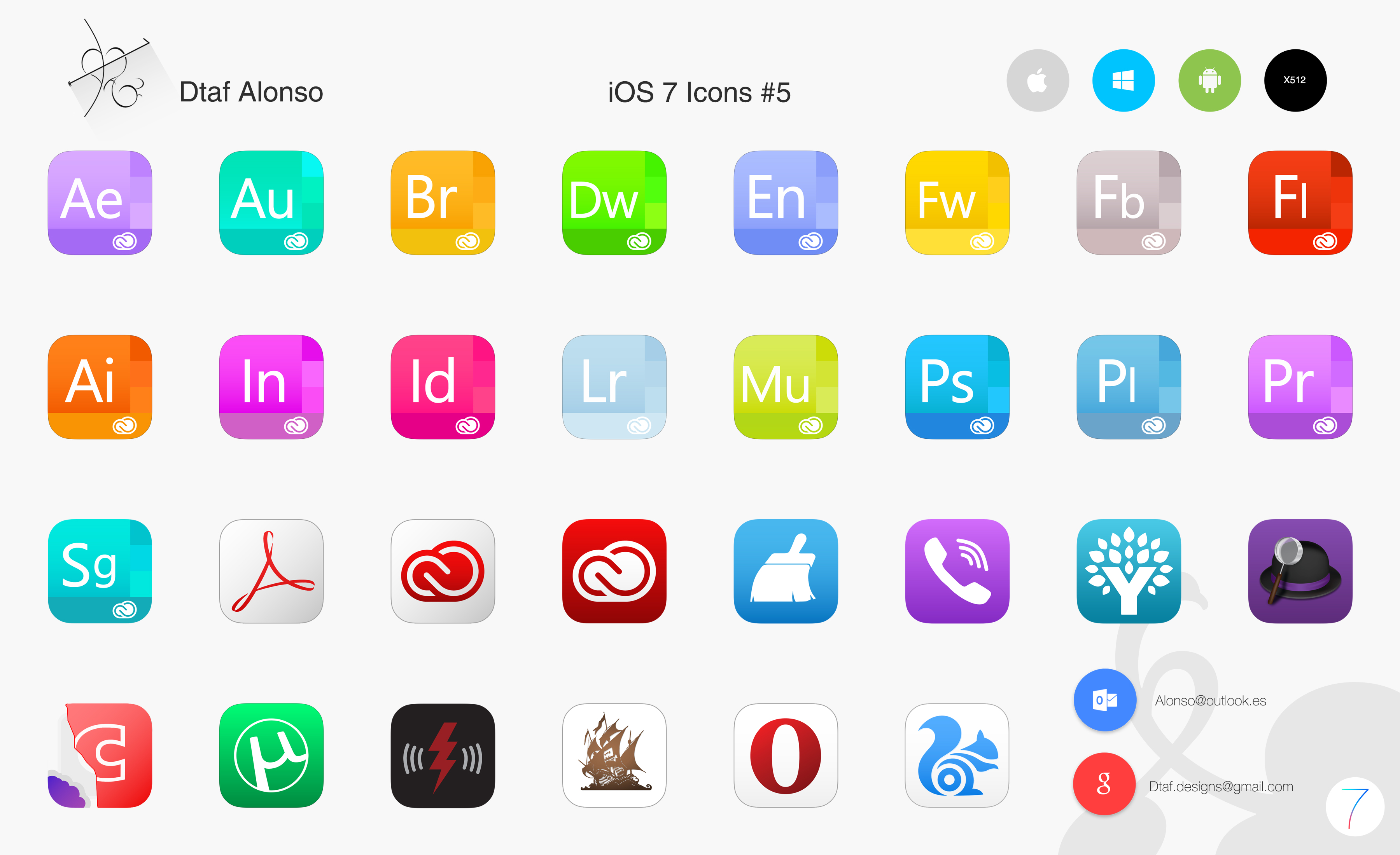 3600x2200 Ios Icons