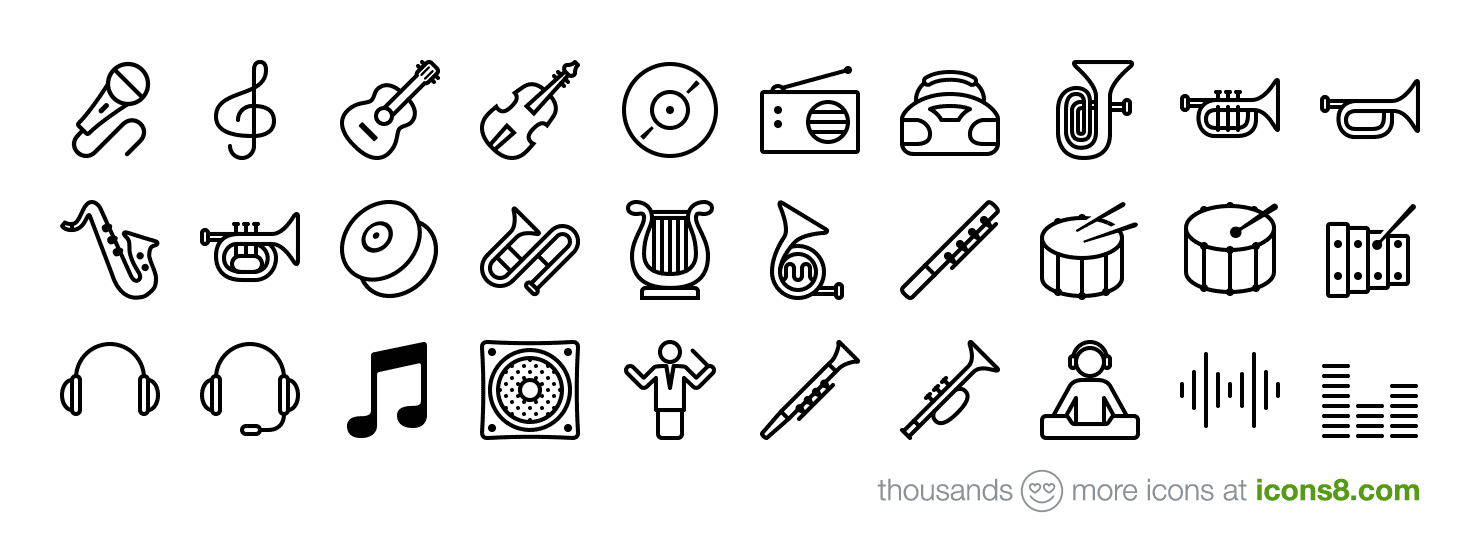 Music Icons For Ios 1480x540 Music Icons For Ios