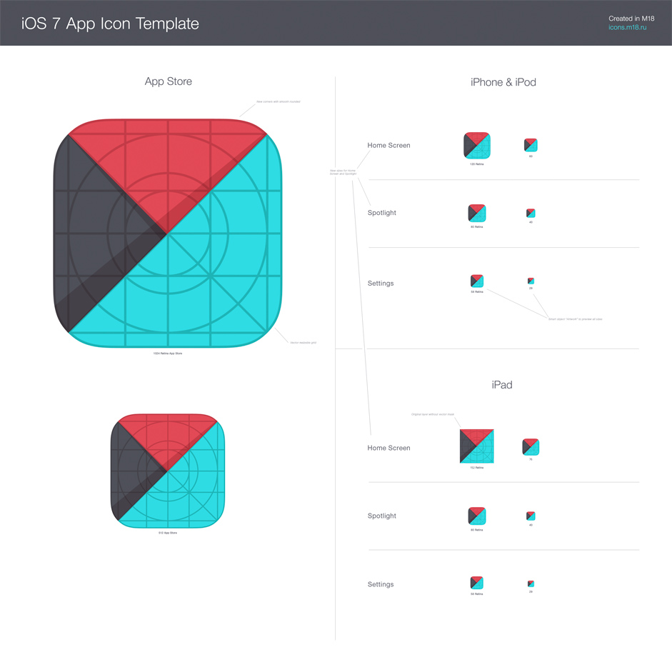 Template For Ios App Icons 941x941 Template For Ios App Icons