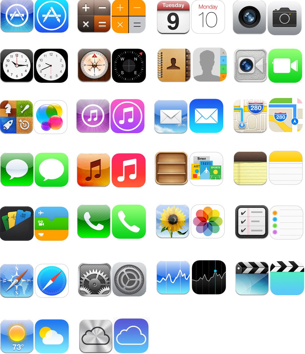 Vs Icons Ios Vs Ios Comparing The Home Screen 1060x1228 Vs Icons Ios Vs Ios Comparing The Home Screen