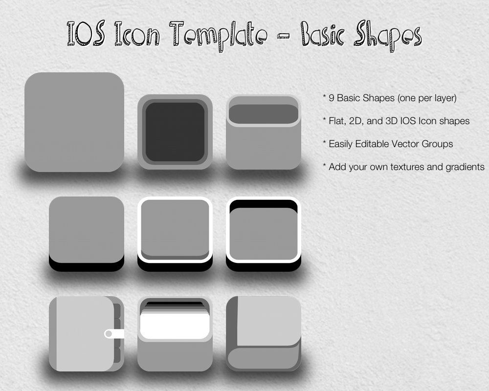 1000x800 Freebie App Icon Template Basic Shapes Pixelmator Templates