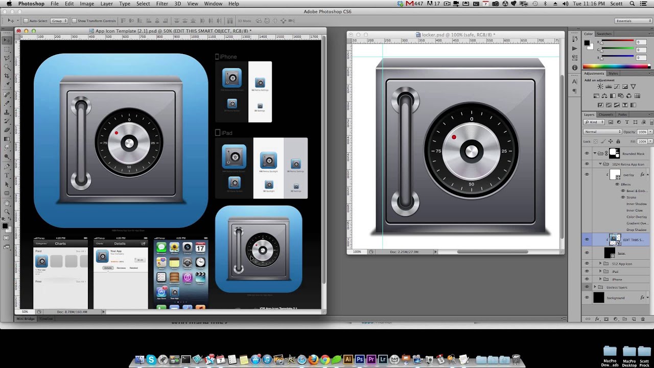 1280x720 Ios App Icon Template