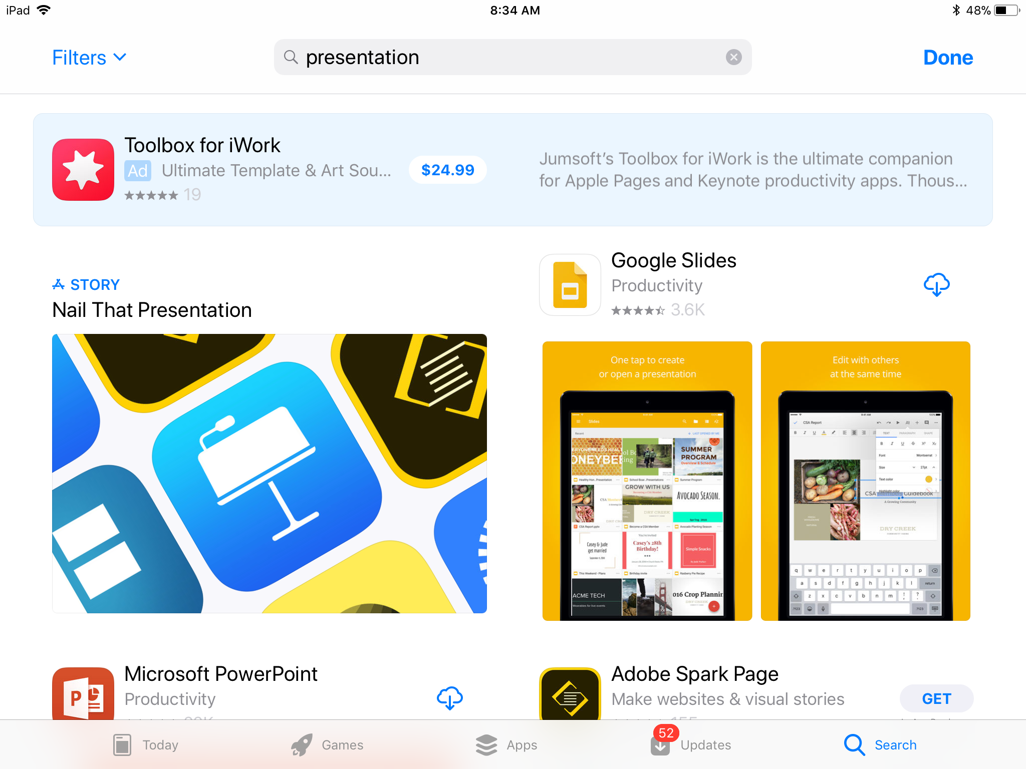 2048x1536 Appstore Launches Editorial In Search Results