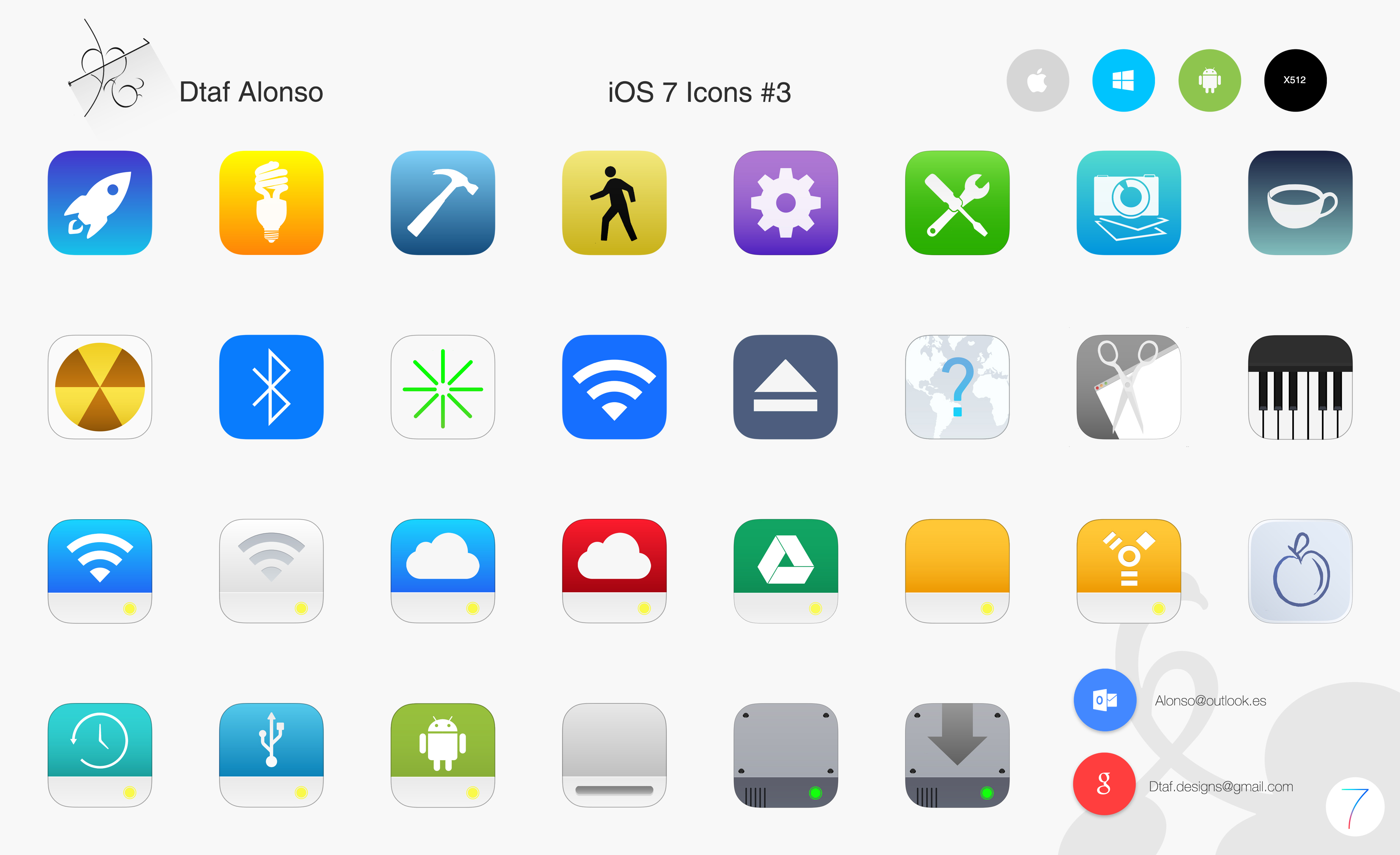 3600x2200 Ios Icons