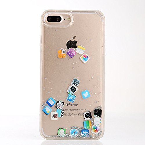 500x500 Ios Icons App Liquid Water Flowing Clear Case