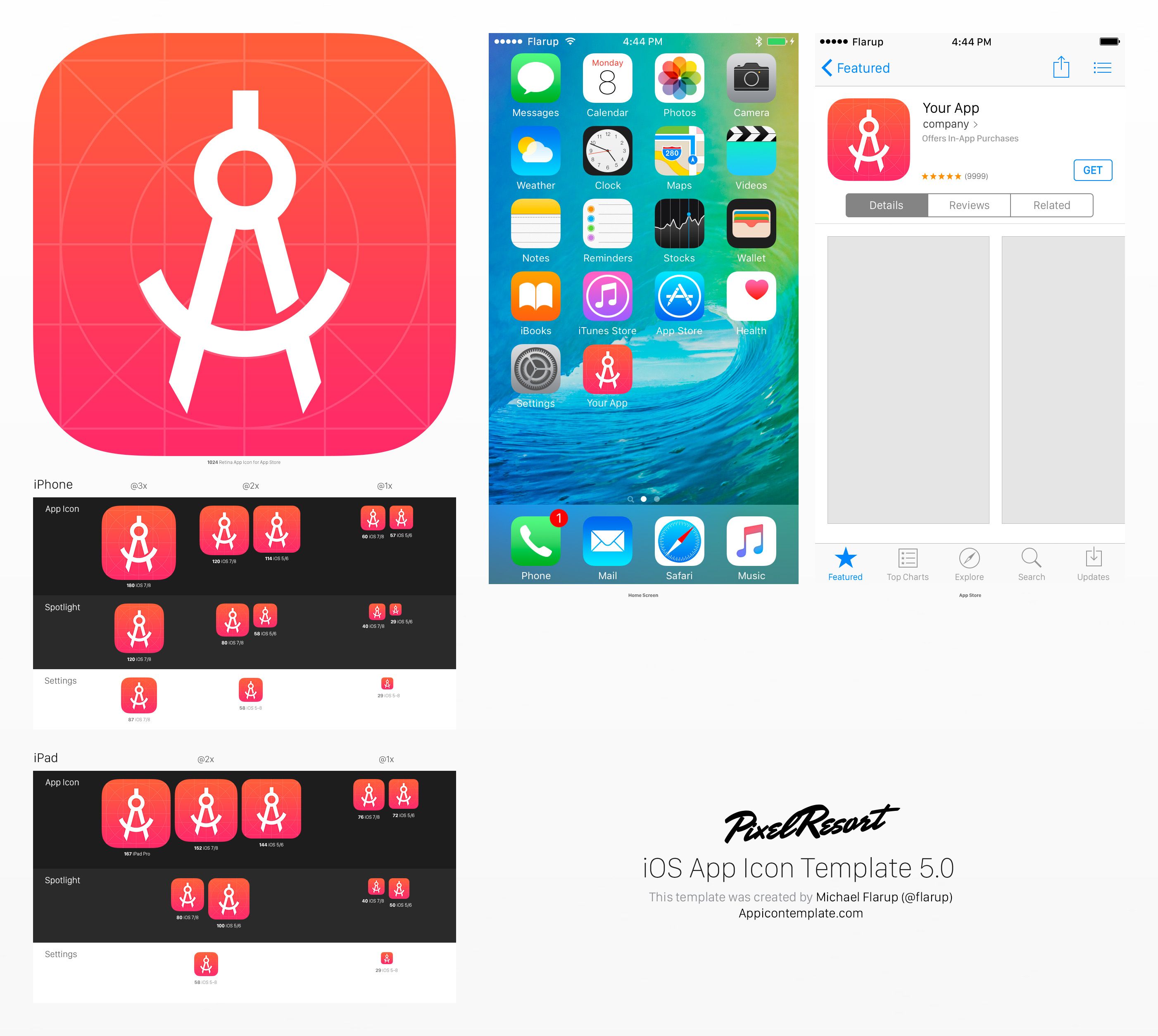 2803x2508 Ios App Icon App Icon Template Freebies App Icon Design