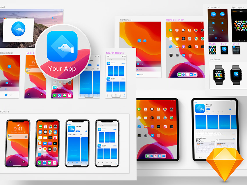 850x638 Ios App Icon Template