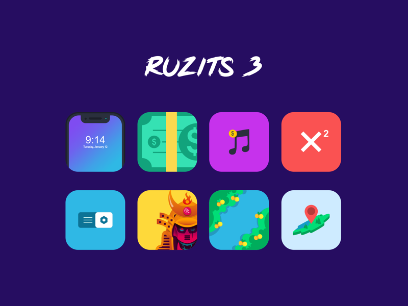 800x600 Ruzits Icon Pack For Android Ios
