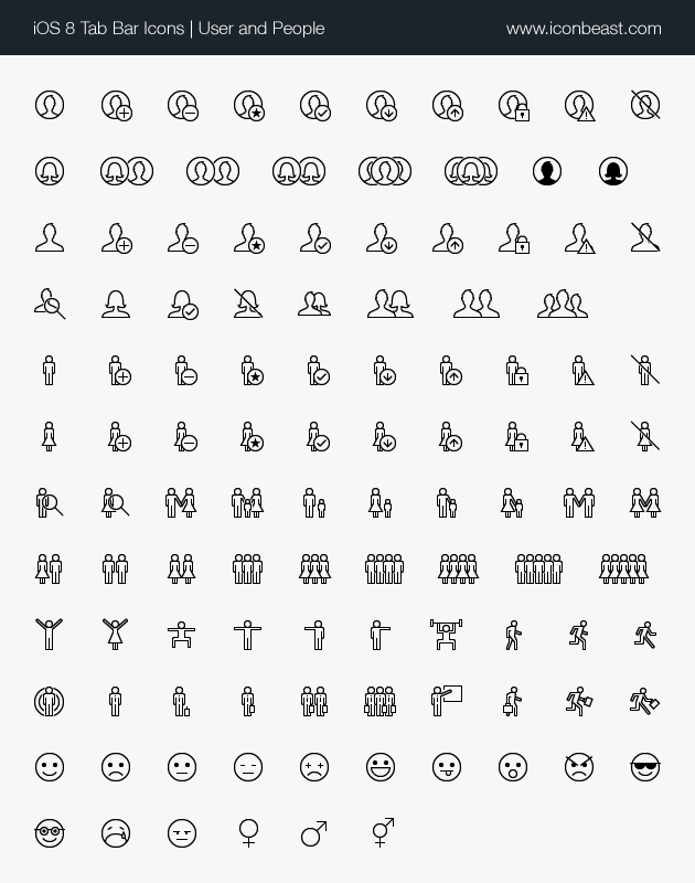 630x800 Iconbeast Ios Tab Bar And Toolbar Icons For Iphone And Ipad