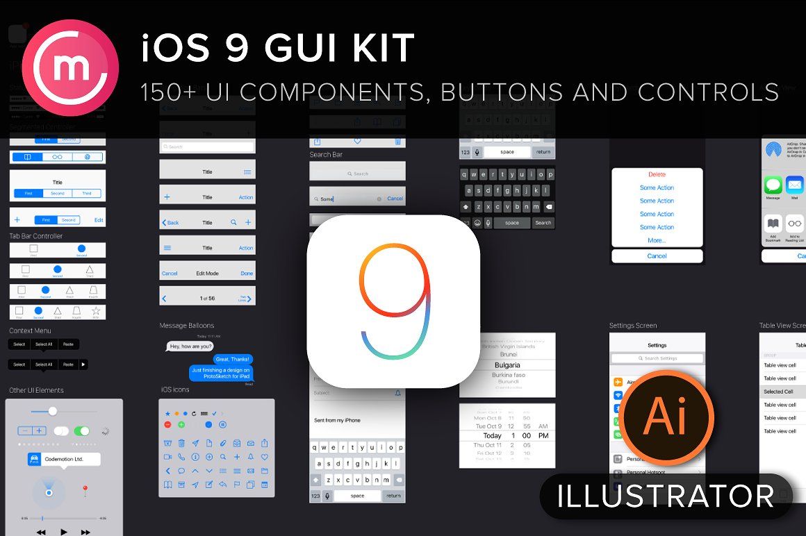 1160x772 Iphone Gui Template