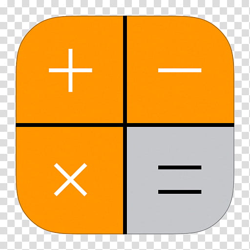 512x512 Ios Icons Updated Calculator, Orange And Gray Calculator Mobile