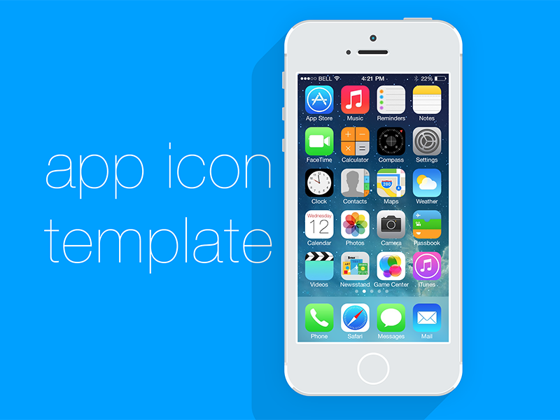 800x600 Freebie App Icon Template