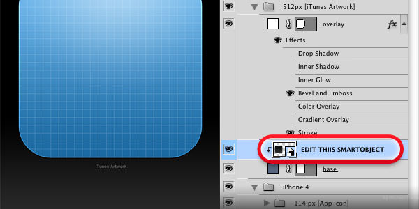 600x300 Ios App Icon Photoshop Template With Actions