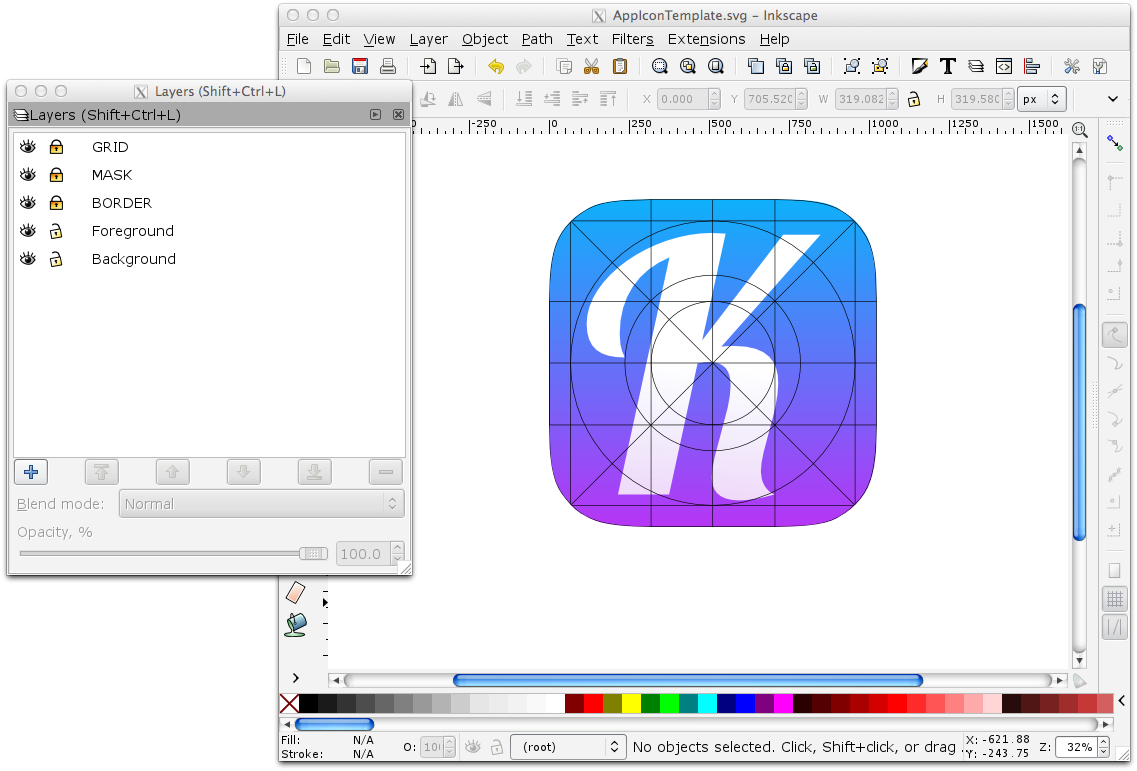 1137x771 Ios App Icon Template For Inkscape