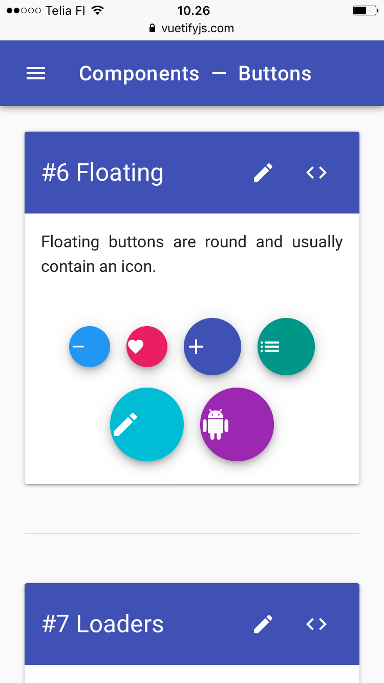 750x1334 Ios Mobile Safari Floating Button Icon Alignment Broken Issue