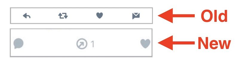 Twitter Testing Out Ios Redesign That Turns 'retweet' Icon Into 800x212 Twitter Testing Out Ios Redesign That Turns 'retweet' Icon Into