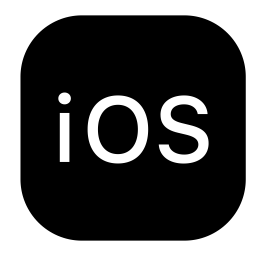Ios Logo Icon Of Glyph Style 256x256 Ios Logo Icon Of Glyph Style