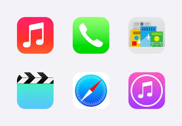 Apple Ios Icons Icons 588x406 Apple Ios Icons Icons