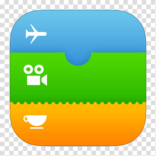 512x512 Ios Icons Updated Passbook, Plane, Camera, And Teacup Icon Art